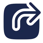Square Share Line SVG Icon
